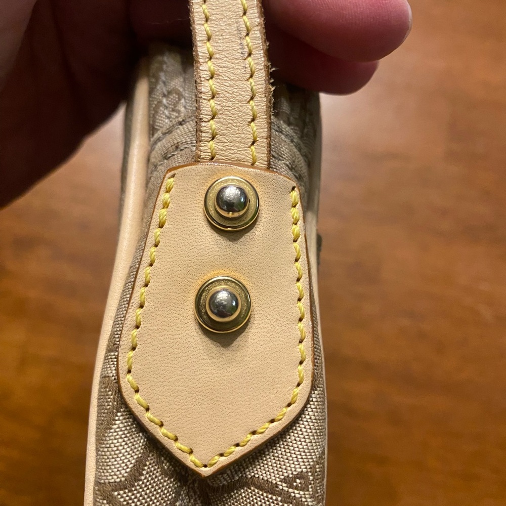 Dooney & Bourke Vintage Beige Canvas Mini Bag - Picture 8 of 9